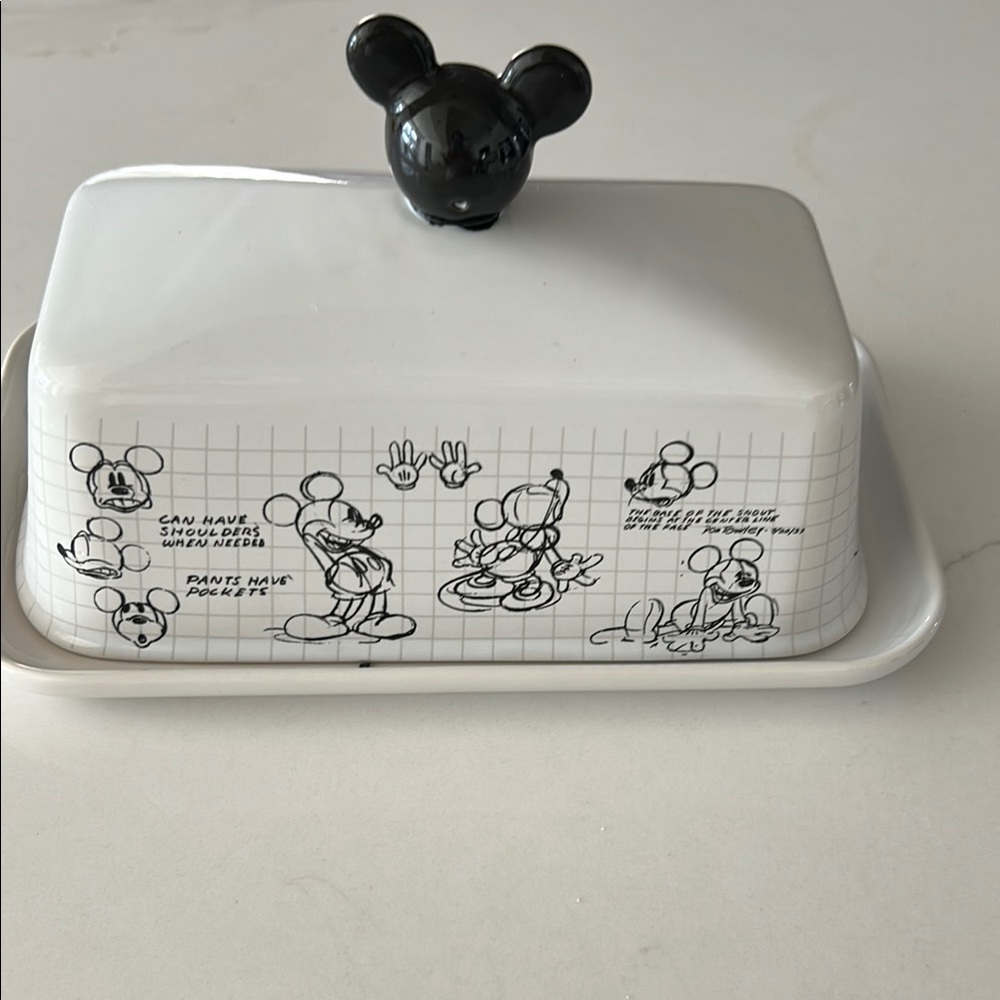 Disney Mickey Mouse Butter Dish